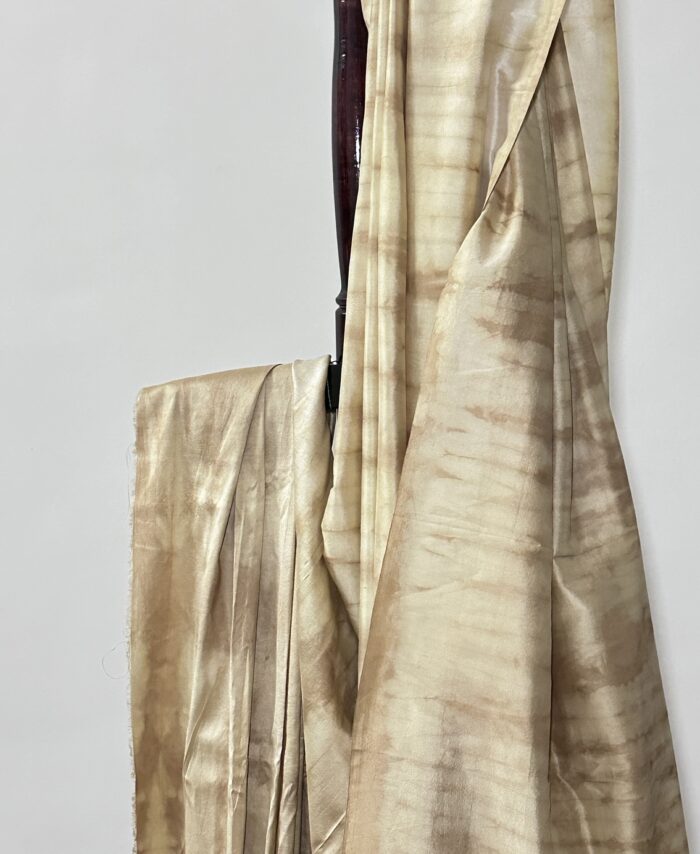 Shibori Pure Silk Cream
