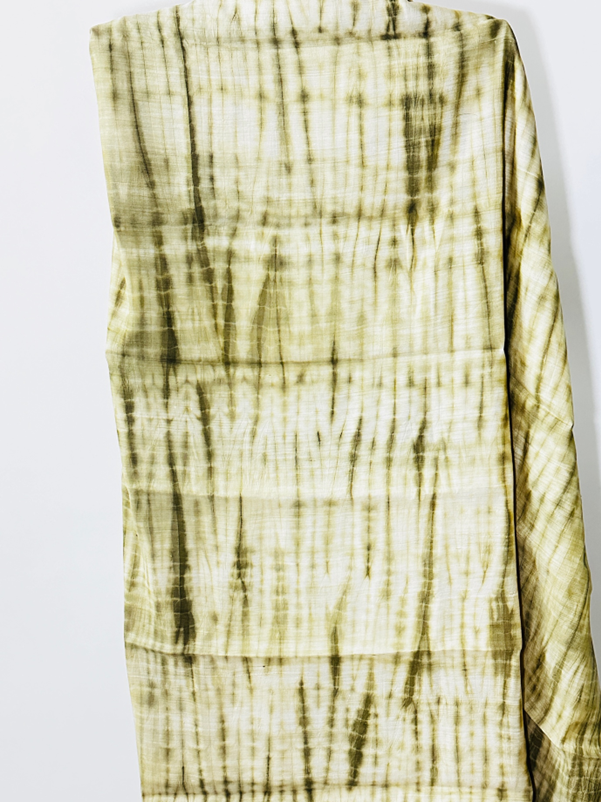 Eri Chandi Rai Silk Fabric Dyed with Marigold Flowers